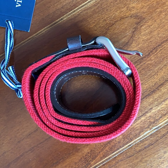Vineyard Vines Bungee Belt - Red Size 36 NEW - Picture 5 of 6